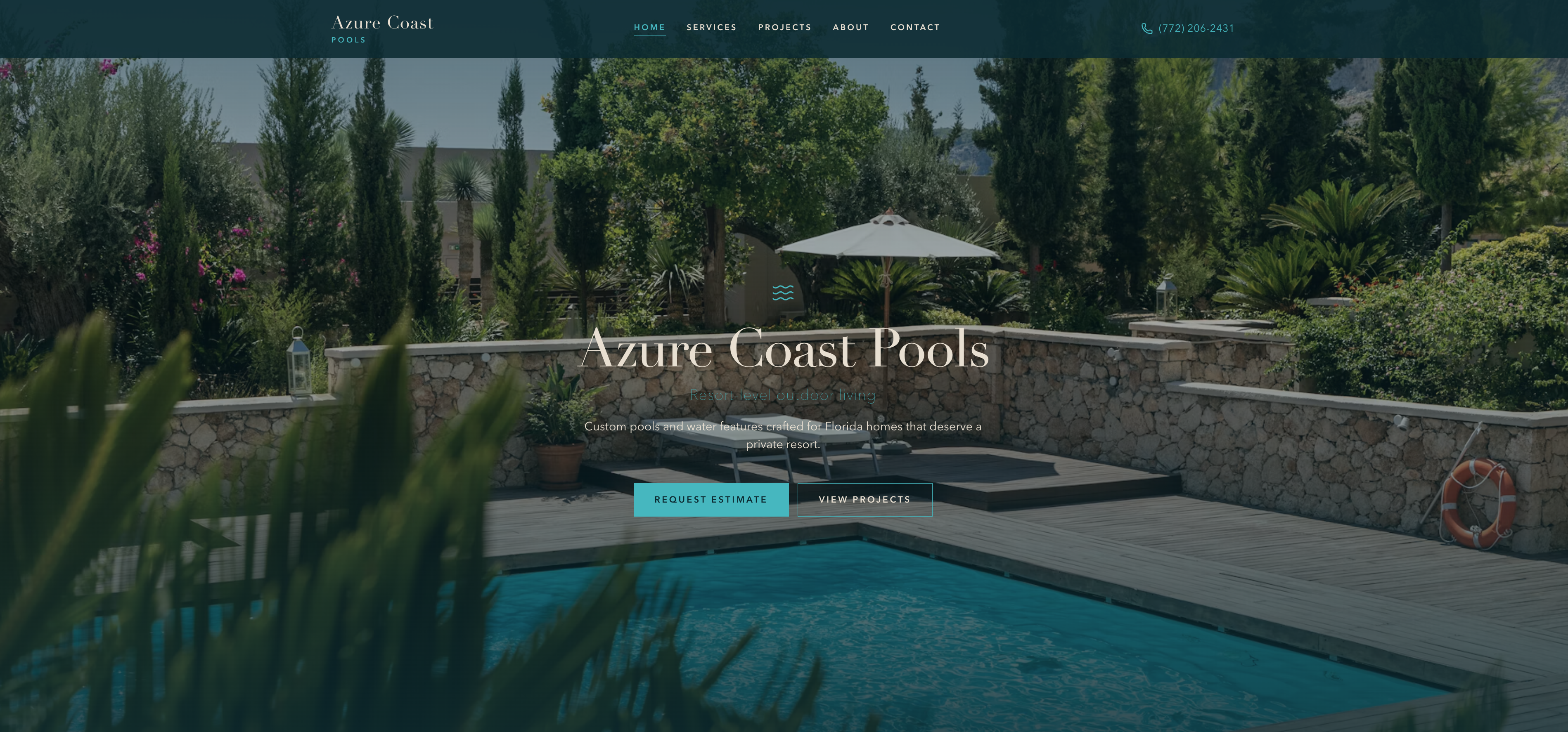 Pools website example